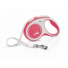 flexi New Comfort Tape (pásik), veľkosť S, červené, 5 m/15 kg