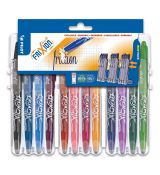Roller gumovací PILOT Frixion Ball 0,7 mm, Set2Go sada 12 ks