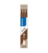Náplň gumovacia PILOT Frixion 0,7 mm/3 ks - hnedá
