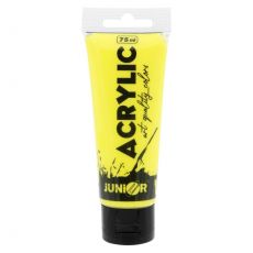 Akrylová farba JUNIOR 75 ml - žltá/yellow