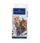 Olejové farby v tube 9 ml, 12 farieb