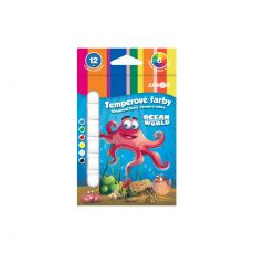 Farby temperové JUNIOR Ocean World 12 ml - sada 6 ks