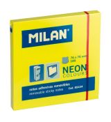 Blok lepiaci MILAN NEON 76 x 76 mm žltý