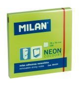 Blok lepiaci MILAN NEON 76 x 76 mm zelený