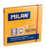 Blok lepiaci MILAN NEON 76 x 76 mm oranžový