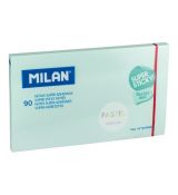 Blok lepiaci MILAN Pastel 76 x 127 mm 90 l., modré