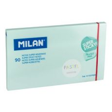 Blok lepiaci MILAN Pastel 76 x 127 mm 90 l., modré