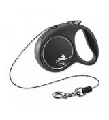 Flexi Black Design lanko S 5 m čierne (do 12 kg)
