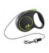 Flexi Black Design lanko S 5 m zelené (do 12 kg)