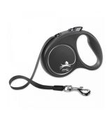 Flexi Black Design páska M 5 m čierne (do 25 kg)