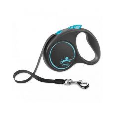 Flexi Black Design páska L 5 m modré (do 50 kg)