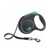 Flexi Black Design páska S 5 m modré (do 15 kg)