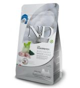 Farmina N&D dog WHITE (GF) adult mini, sea bass, spirulina & fenel 5 kg