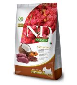 Farmina N&D dog QUINOA (GF) adult mini, skin & coat, venison & coconut 7 kg